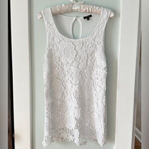 Cupio brand lace and knit women’s tank top
